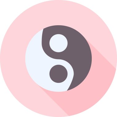 - Yang! Web simgesi basit illüstrasyon