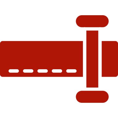 Boya silindiri. Web simgesi basit tasarım