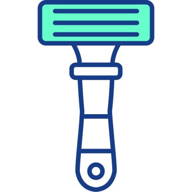 Razor web simgesi basit illüstrasyon