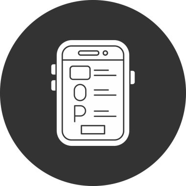 mobil simge vektör illüstrasyonu