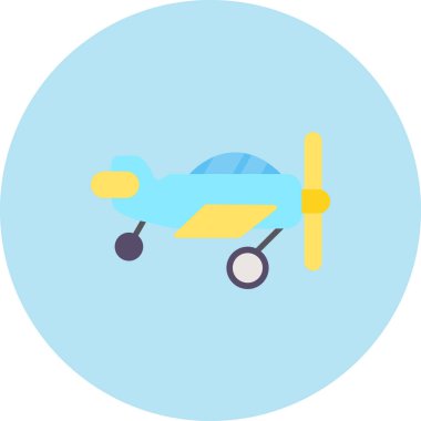 Uçak. Web simgesi basit illüstrasyon