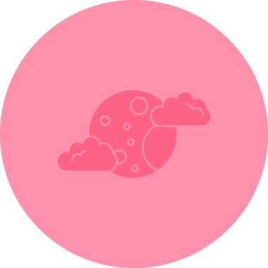 Bulut simgesinin vektör illüstrasyonu