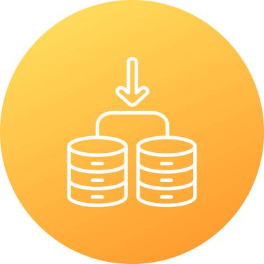 İş simgesinin vektör illüstrasyonu