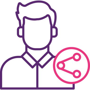 Tornavidalı bir adamın vektör çizimi