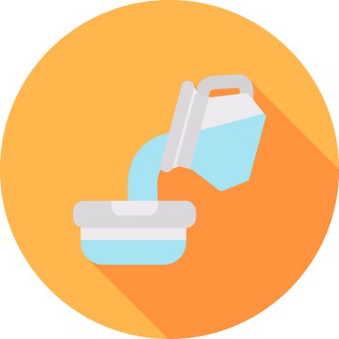 Deterjan. Web simgesi basit illüstrasyon