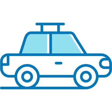 araba simgesi vektör illüstrasyonu