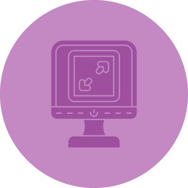 vektör izleyici simgesi illüstrasyonu