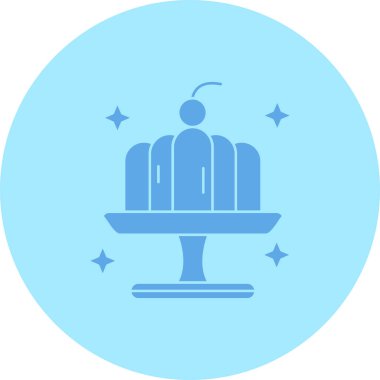 Kolayca düzenleyebilen ya da düzenleyebilen kek vektörü simgesi