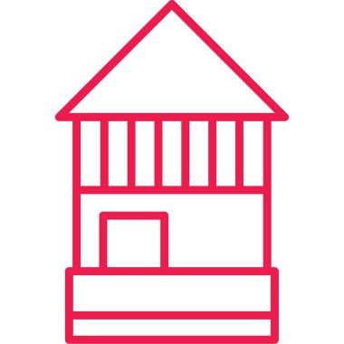 ev simgesi vektör illüstrasyonu