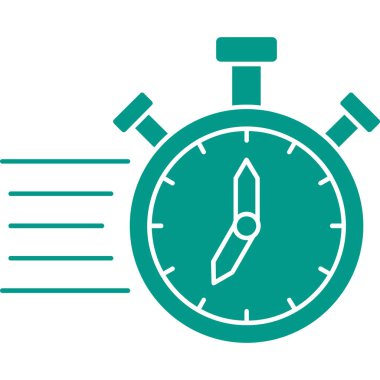 Kronometre web simge vektör çizim