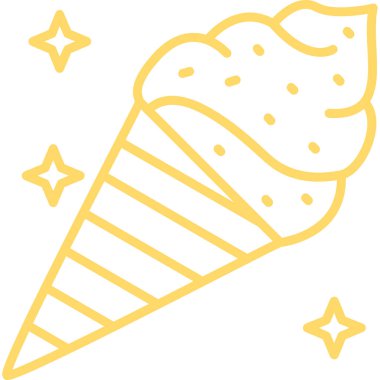 dondurma ikonu vektör illüstrasyonu