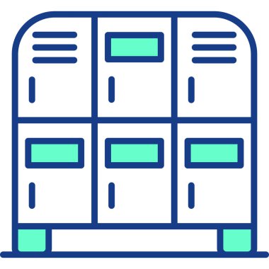 Otobüs. Web simgesi basit illüstrasyon