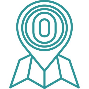 konum. Web simgesi basit illüstrasyon