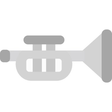 Trompet Düz Vektör Simgesi