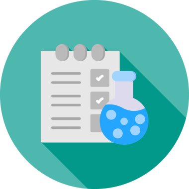 test tübü ikon vektör illüstrasyon tasarımı