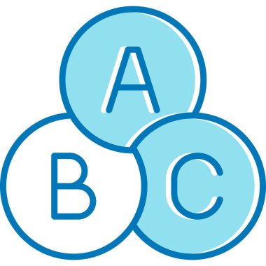 Eğitim ve okul simgelerinin vektör illüstrasyonu