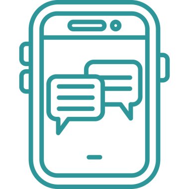 Mobil sohbet. Basit tasarım