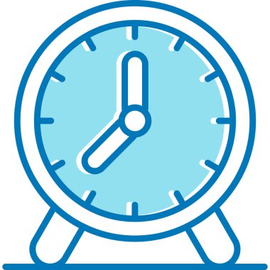 Alarm saat simgesi - ana hatlar biçiminde