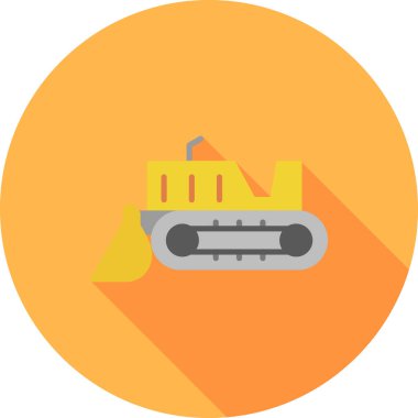 Kargo düz vektör simgesi