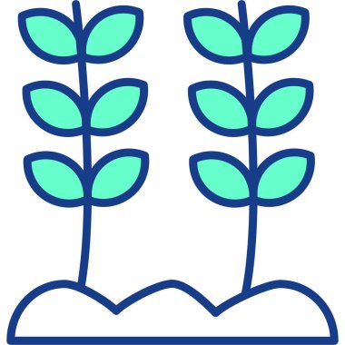 bitki simgesi, vektör illüstrasyon tasarımı