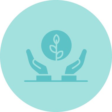 bitki simgesi vektör illüstrasyonu