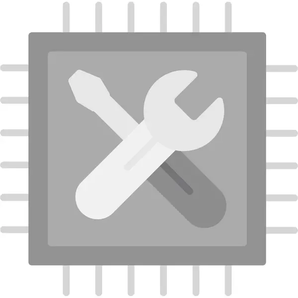 Cpu  icon, vector illustration simple design