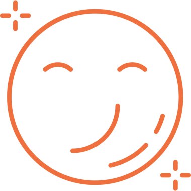 Dış hatlar biçiminde emoji yüz simgesi