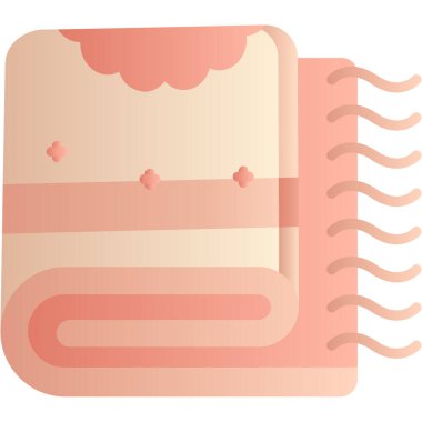 Ekmeğin karikatür simgesinin vektör çizimi