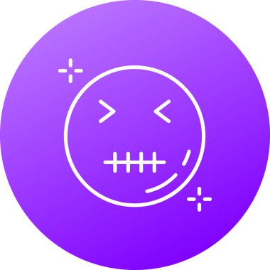 emoji simgesinin vektör illüstrasyonu