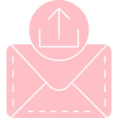 zarf simgesi, vektör çizimi