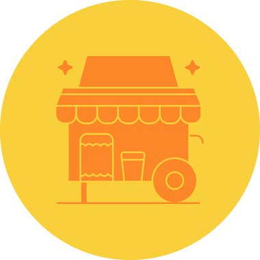 Kahve. Web simgesi basit illüstrasyon