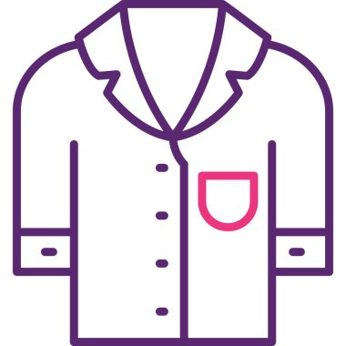 Doktor. Web simgesi basit illüstrasyon