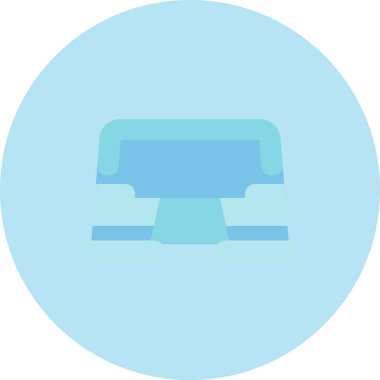 Adım simgesi, vektör illüstrasyonu basit tasarım