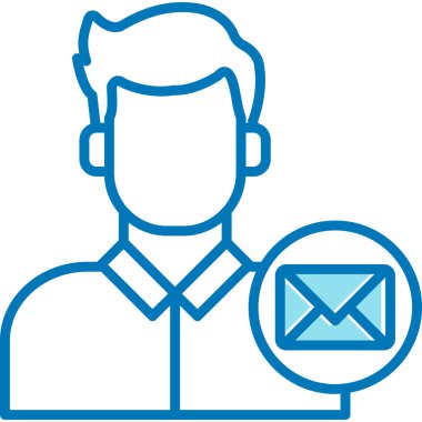 e-posta zarfı simgesi - taslak biçimi