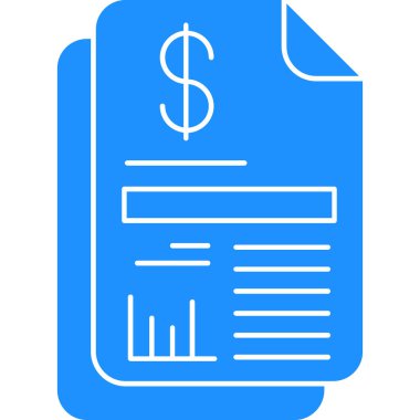 Dolar gagası ikon vektör illüstrasyonu