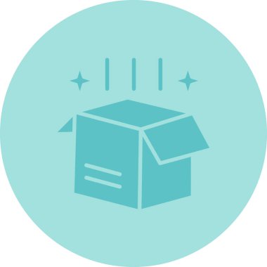 kutu teslim ikonu. vektör illüstrasyonu