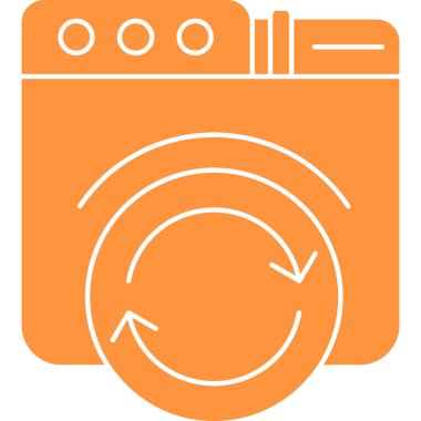 Çamaşır Makinesi. Web simgesi