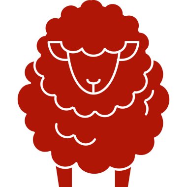Sheep web icon vector illustration