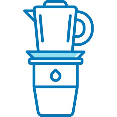 Kahve fincanı. Basit tasarım