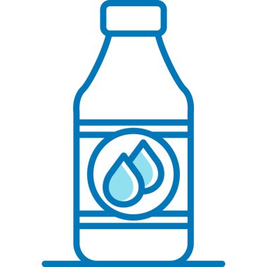 Su simgesinin vektör illüstrasyonu