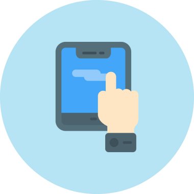 cep telefonu ikonu vektör illüstrasyonu