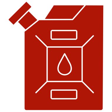 Petrol ve gaz ikonunun vektör illüstrasyonu