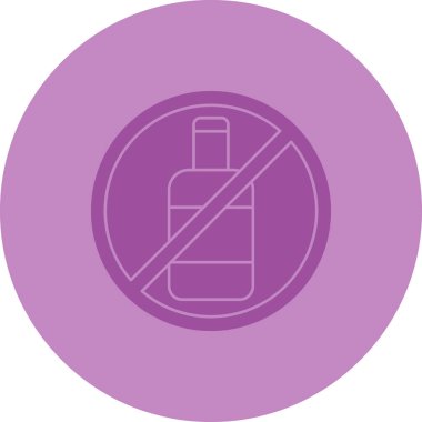 - Hayır. Dur işareti. vektör simgesi