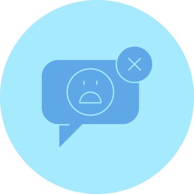 Konuş. Web simgesi basit illüstrasyon