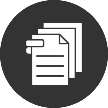 Vektör belgesi Simge illüstrasyonu