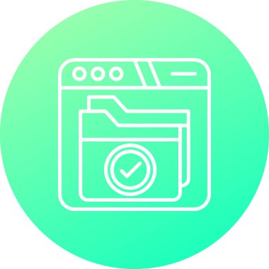 seo modern simgesinin vektör illüstrasyonu