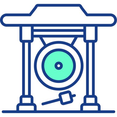 Modern bir simgenin vektör illüstrasyonu