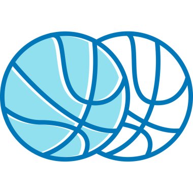 izole basketbol topu vektör tasarımı