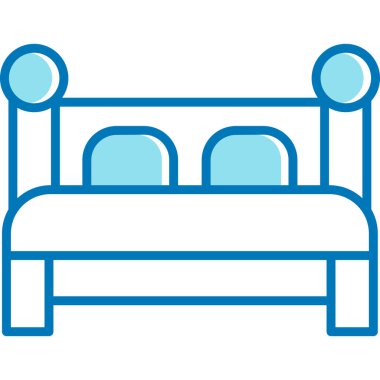 vektör yatak simgesi