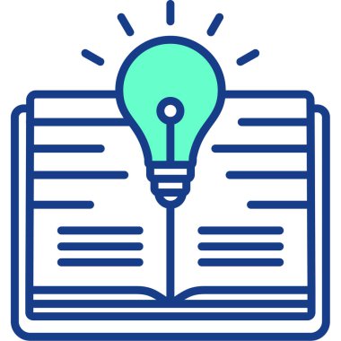 Fikir ikonu. Web için basit bilgi vektör simgeleri çizimi